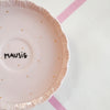 Vintage Wandteller „MAUSIG“ – handbemalte Statement-Wanddeko aus Porzellan