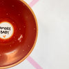 Vintage Wandteller „AMORE BABY“ – handbemalte Statement-Wanddeko aus Porzellan