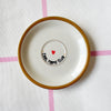 Vintage Wandteller „COOL MOMS CLUB“ – handbemalte Statement-Wanddeko aus Porzellan