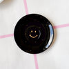 Vintage Wandteller „SMILEY" – handbemalte Statement-Wanddeko aus Porzellan