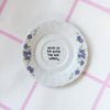 Vintage Wandteller "HEUTE IST EIN GUTER TAG ZUM LEBEN" – handbemalte Statement-Wanddeko aus Porzellan