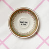 Vintage Wandteller "DON´T GIVE A FUCK" – handbemalte Statement-Wanddeko aus Porzellan