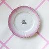 Vintage Wandteller "PMS ULTRAS" – handbemalte Statement-Wanddeko aus Porzellan