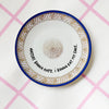 Vintage Wandteller "HATERS GONNA HATE. I GONNA EAT MY CAKE." – handbemalte Statement-Wanddeko aus Porzellan