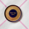 Vintage Wandteller "HALT DEIN MAUL "– handbemalte Statement-Wanddeko aus Porzellan