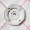 Vintage Wandteller "I CAN´T ADULT TODAY"– handbemalte Statement-Wanddeko aus Porzellan