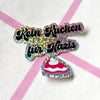 Glitzer-Sticker Kein Kuchen für Nazis