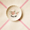 Vintage Wandteller "FUCK OFF“– handbemalte Statement-Wanddeko aus Porzellan