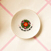 Vintage Wandteller "IT´S OK NOT TO BE OK“– handbemalte Statement-Wanddeko aus Porzellan