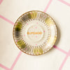 Vintage Wandteller "BLUMENKIND"– handbemalte Statement-Wanddeko aus Porzellan
