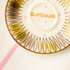 Vintage Wandteller "BLUMENKIND"– handbemalte Statement-Wanddeko aus Porzellan