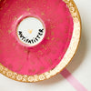 Vintage Wandteller "ANTIFASISTER“– handbemalte Statement-Wanddeko aus Porzellan