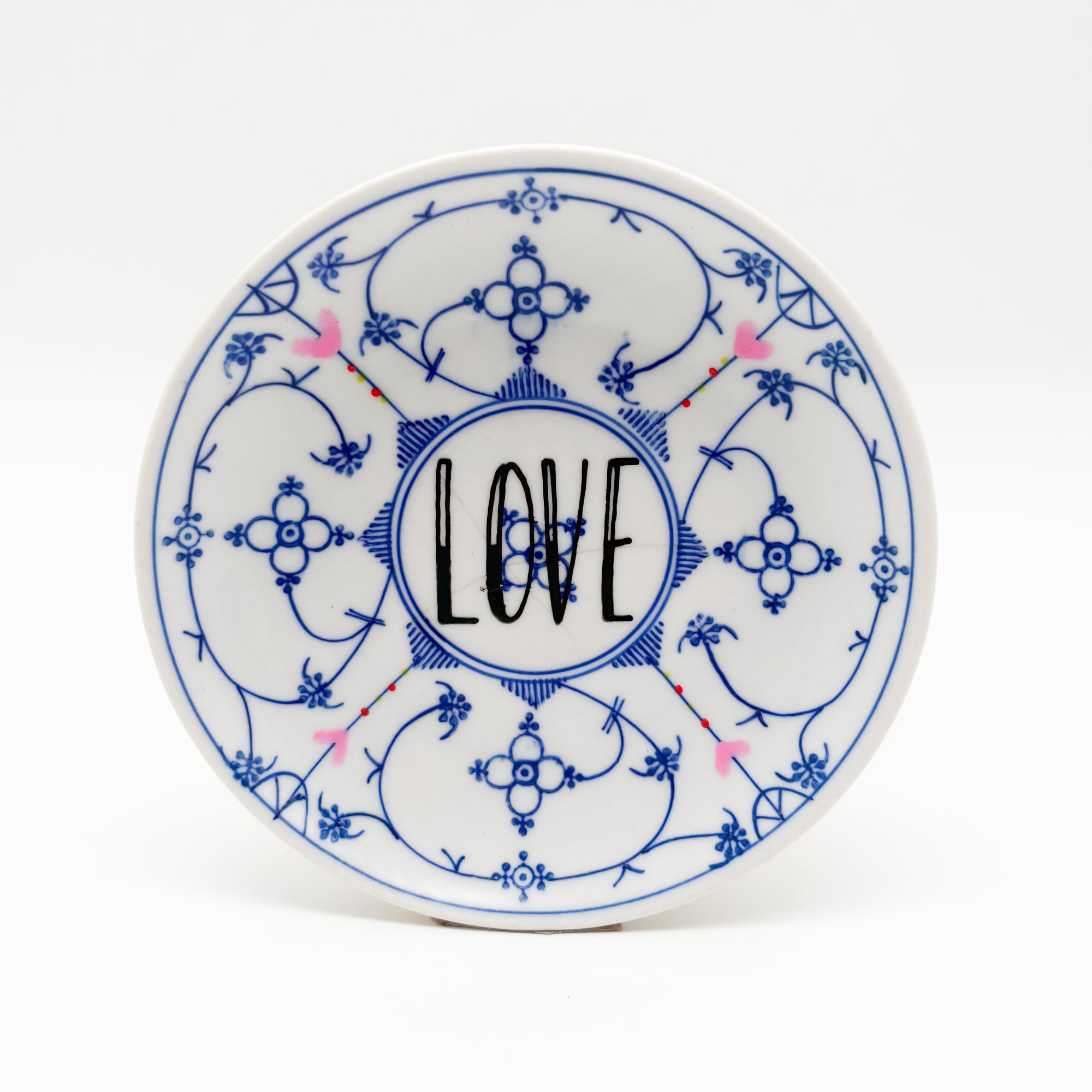 Wandteller small LOVE "bluey"