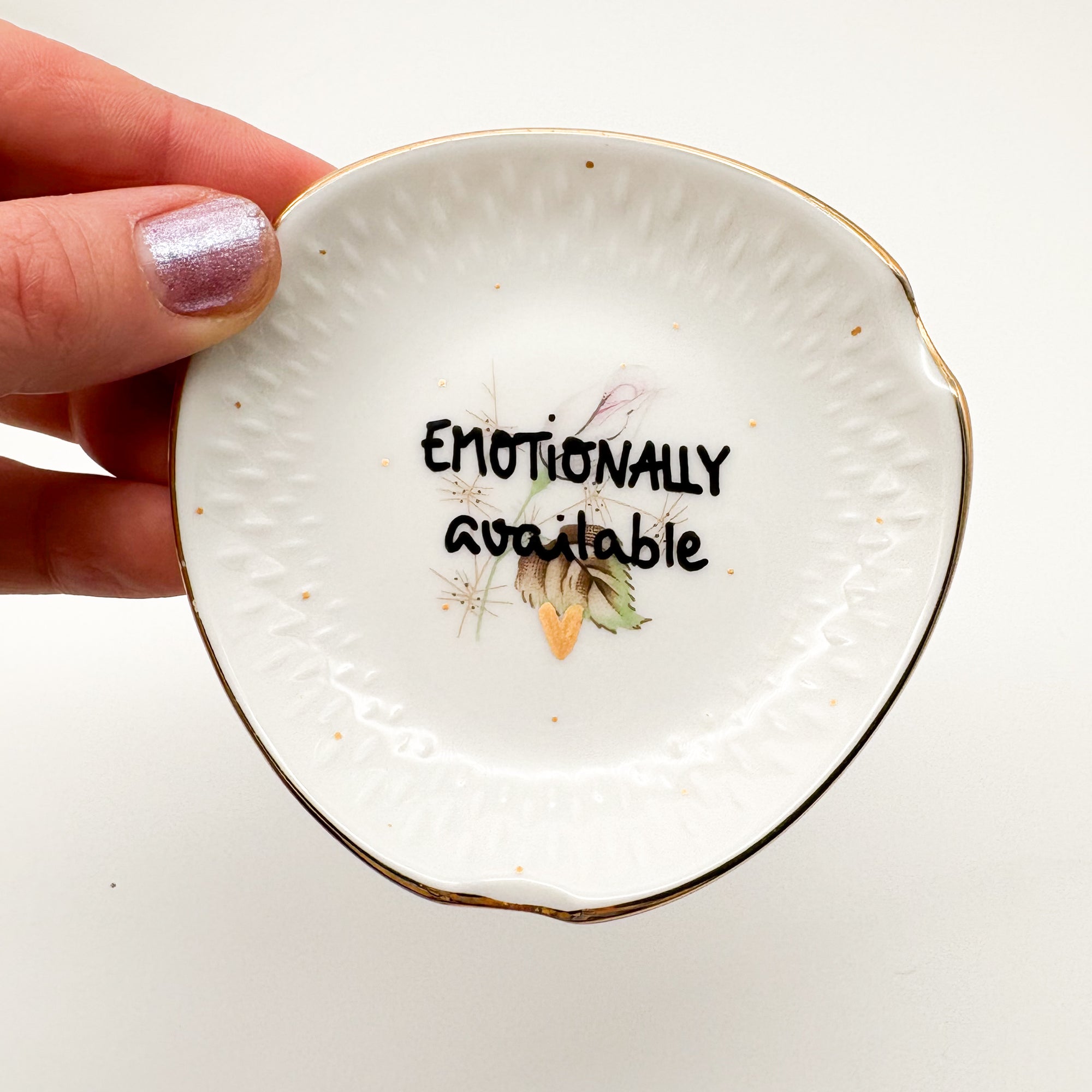 Wandteller mini EMOTIONALLY AVAILABLE "feel"