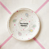 Vintage Wandteller "TOO MUCH? PERFECT!“– handbemalte Statement-Wanddeko aus Porzellan