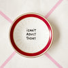 Vintage Wandteller "I CAN´T ADULT TODAY" – handbemalte Statement-Wanddeko aus Porzellan