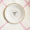 Vintage Wandteller "THE MAGIC IS IN YOU" – handbemalte Statement-Wanddeko aus Porzellan