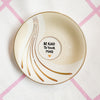 Vintage Wandteller "BE KIND TO YOUR MIND" – handbemalte Statement-Wanddeko aus Porzellan (Kopie)