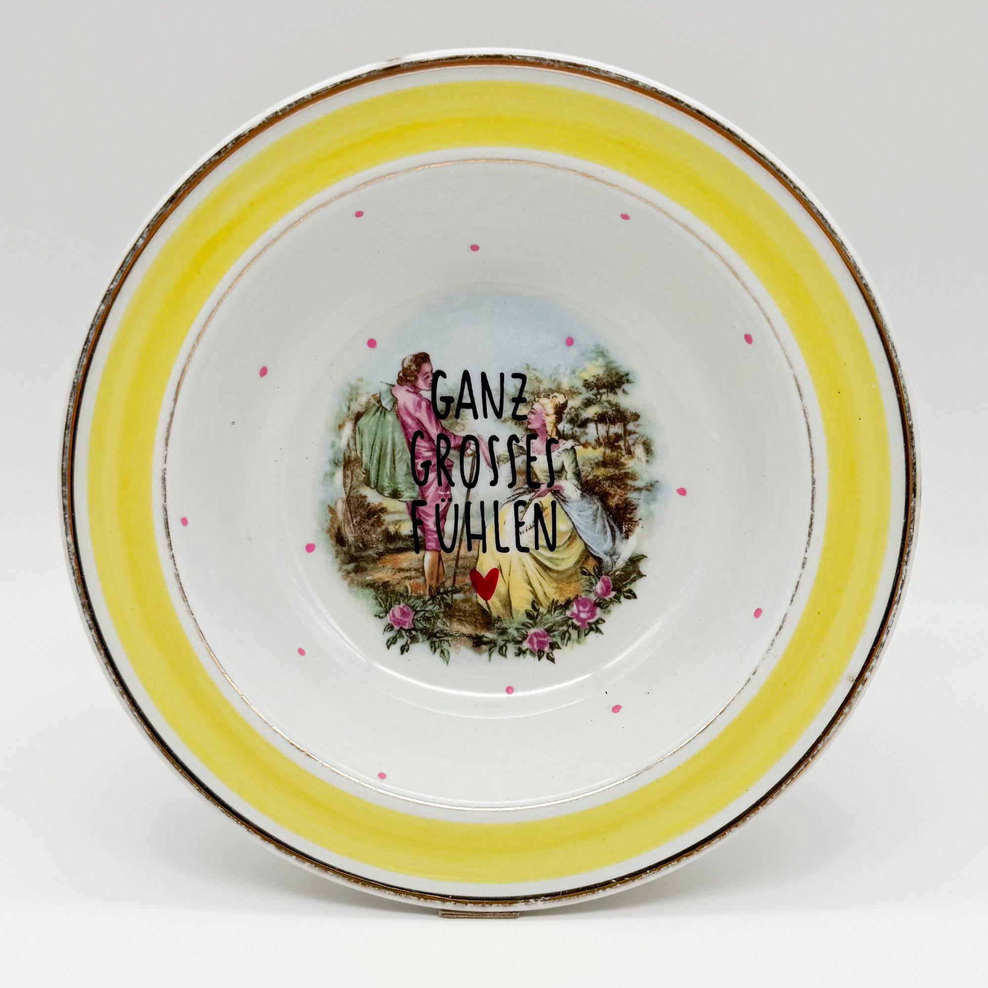 Wandteller small GANZ GROSSES FÜHLEN "sunny"