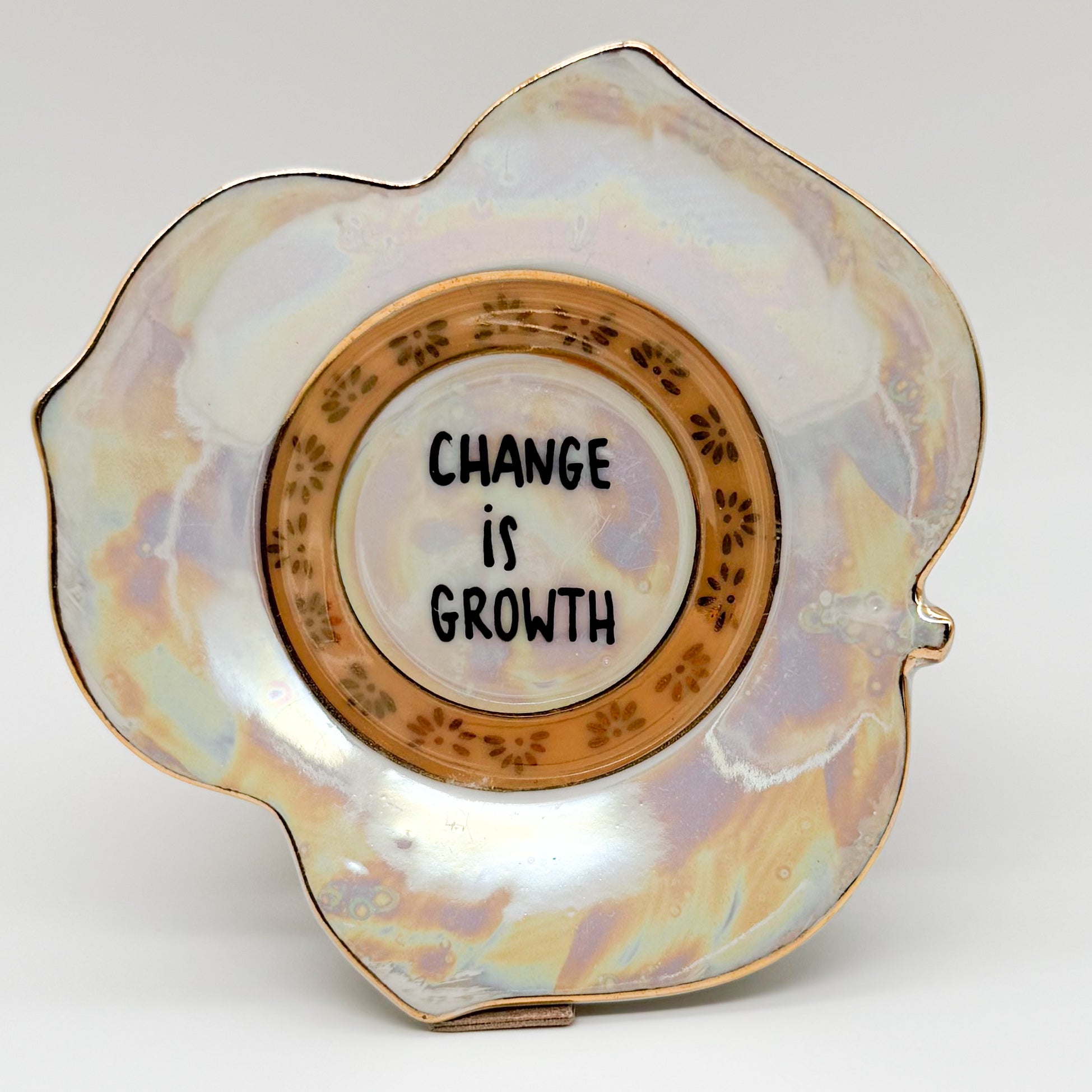 Wandteller mini CHANGE IS GROWTH "shiny collection"