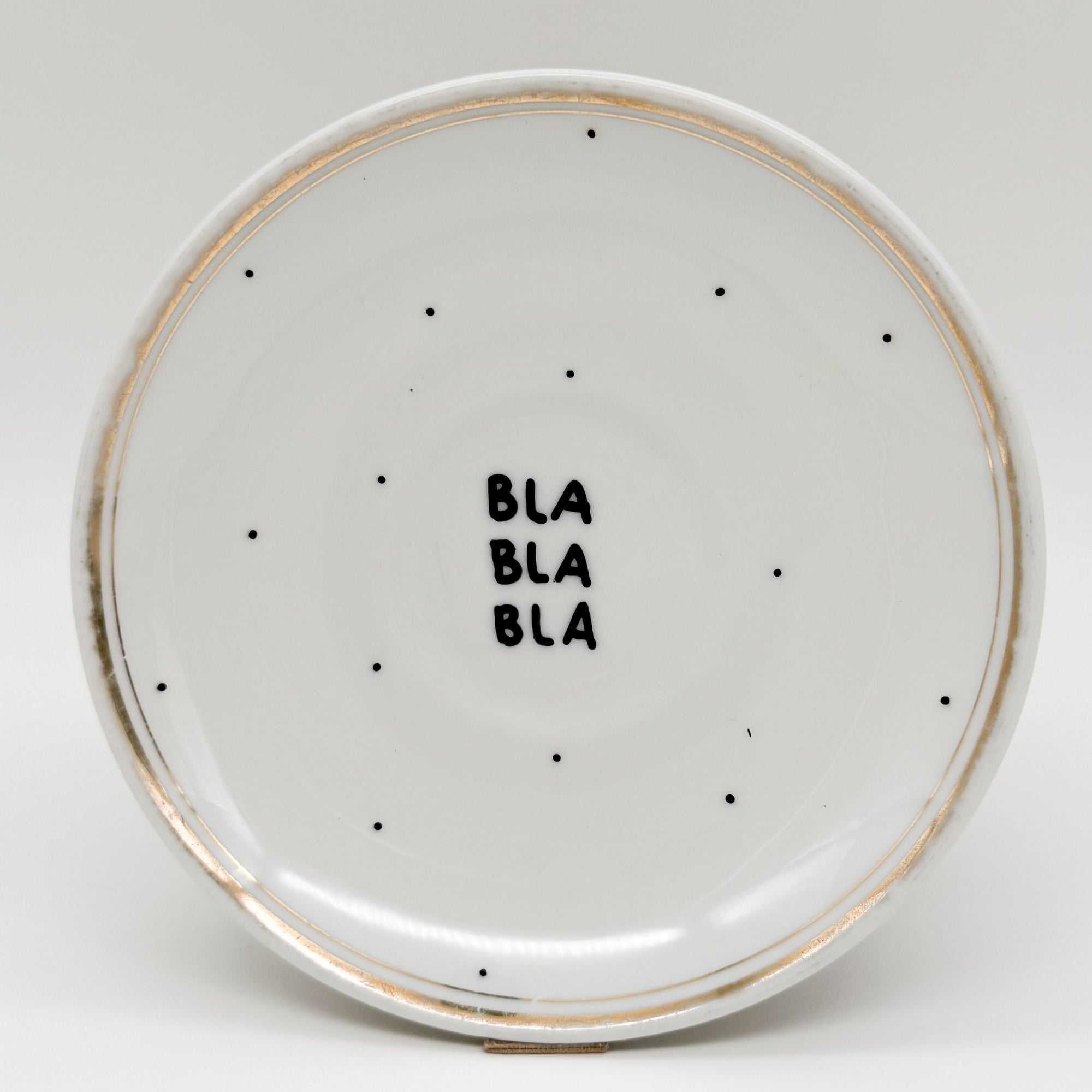 Wandteller mini BLA BLA BLA "classy"