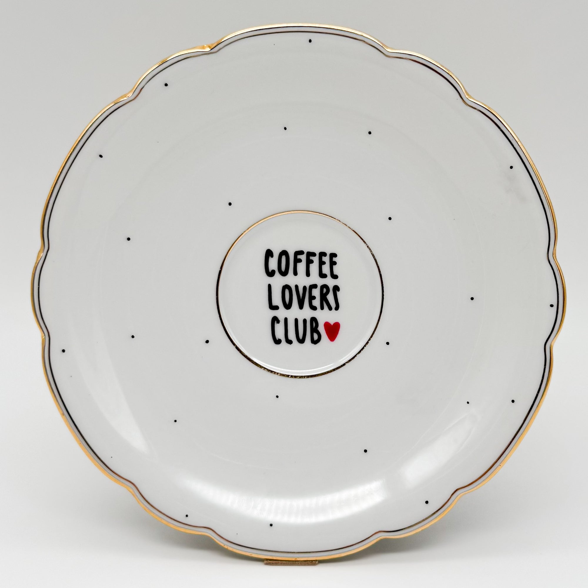 Wandteller small COFFEE LOVERS CLUB "classy"