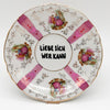 Wandteller mini LIEBE SICH WER KANN "shiny collcection"
