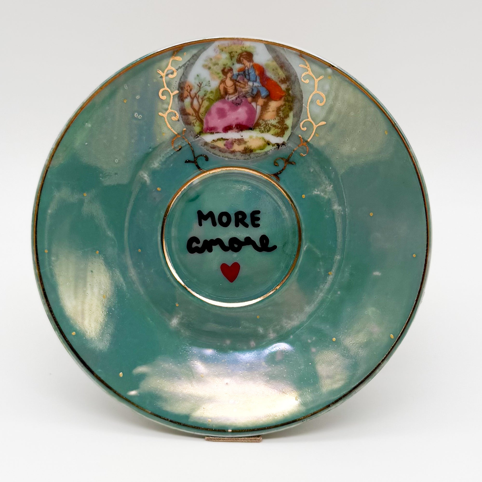 Wandteller mini MORE amore "shiny frog"