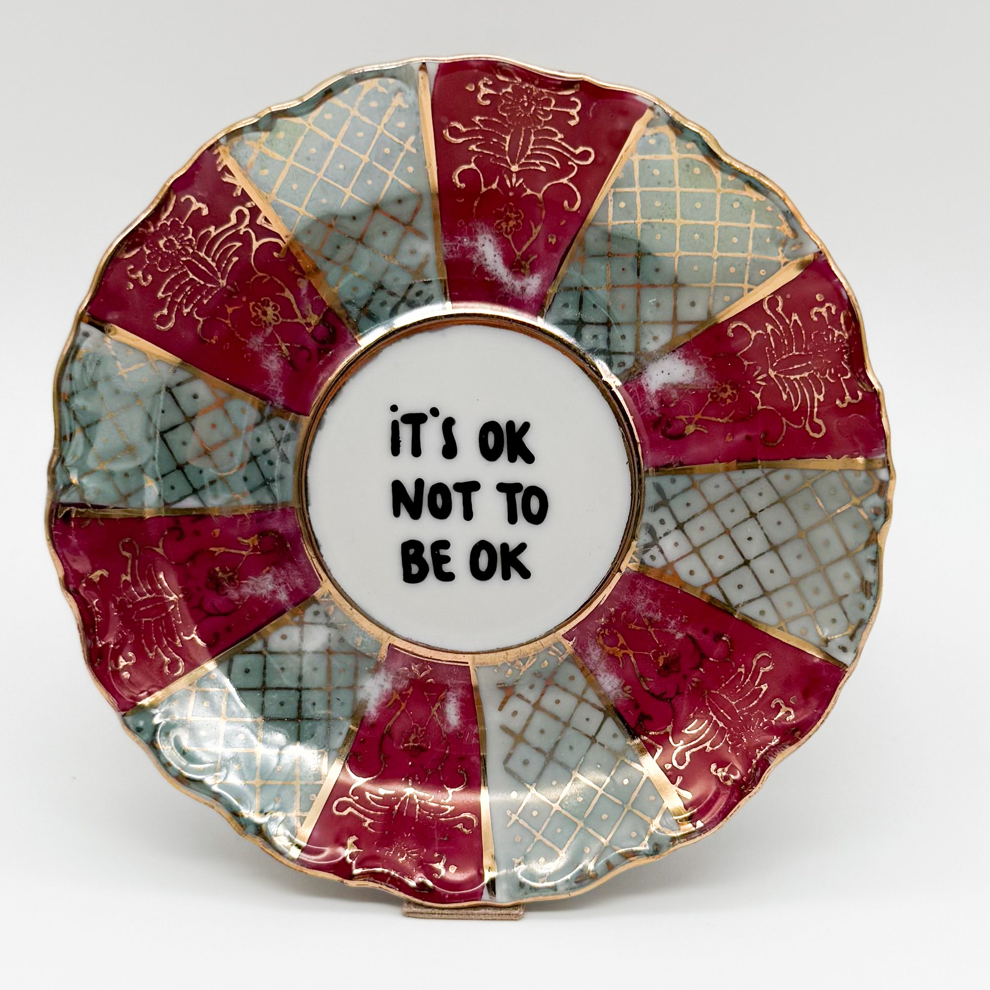 Wandteller mini IT´S OK NOT TO BE OK "shiny collection"