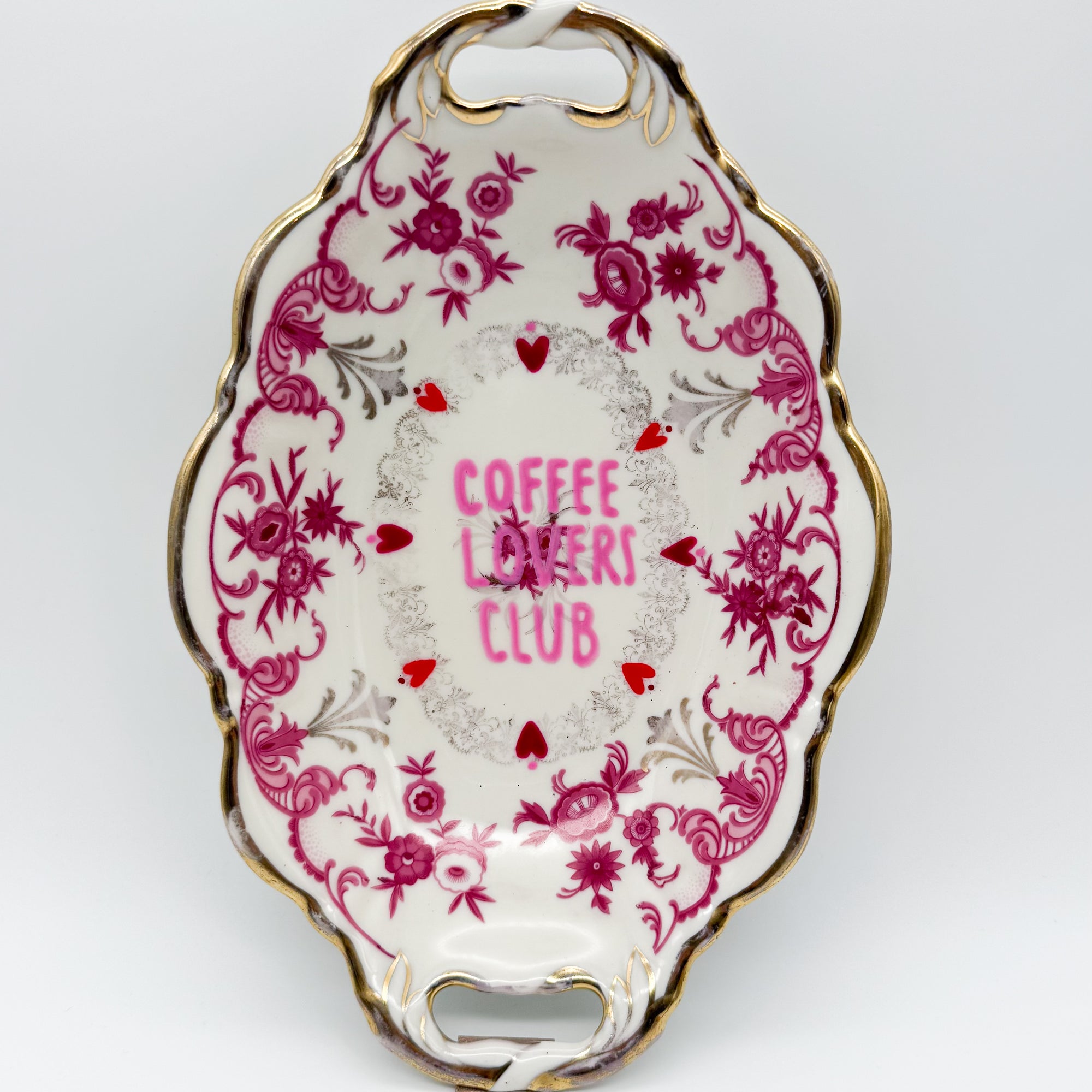 Wandteller long COFEE LOVERS CLUB "wowi"