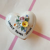 Handbemalte Dose Schmuckdose LOVELY THINGS INSIDE