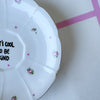 Handbemalter Wandteller IT´S COOL TO BE KIND