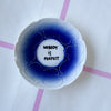 Handbemalter Wandteller NOBODY IS PERFECT