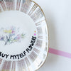 Handbemalter Wandteller I CAN BUY MYSELF FLOWERS