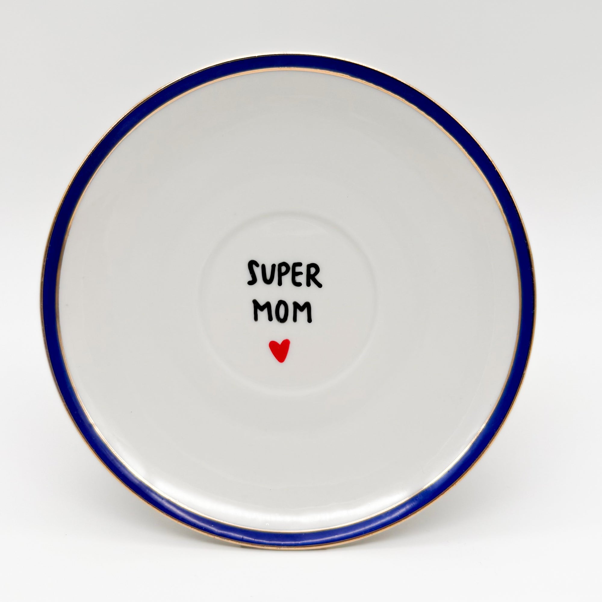 Wandteller small SUPER MOM "ring"