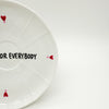 Wandteller small LOVE IS FOR EVERYBODY "white"