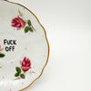 Wandteller small FUCK OFF "floral"