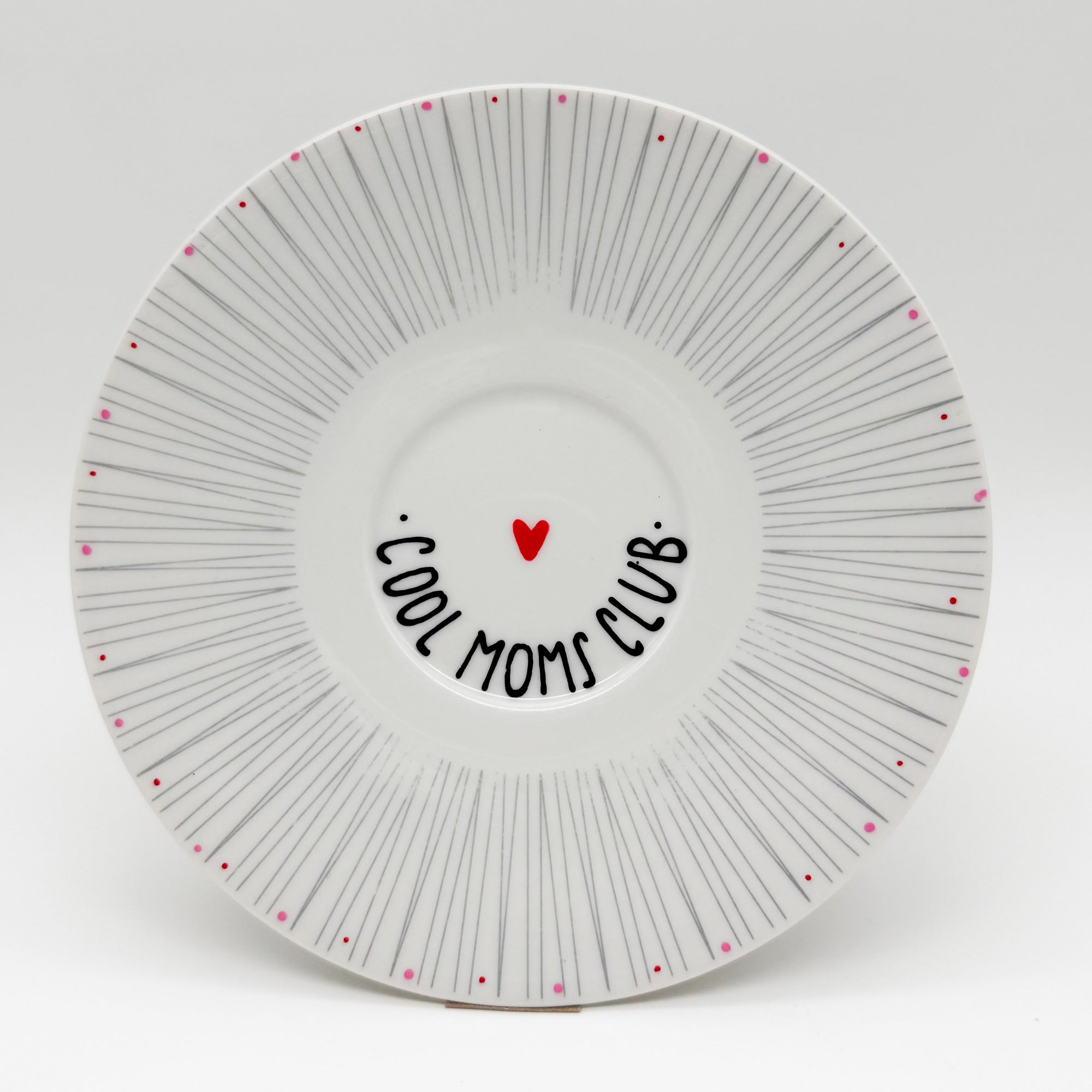 Wandteller small COOL MOMS CLUB "stripes"