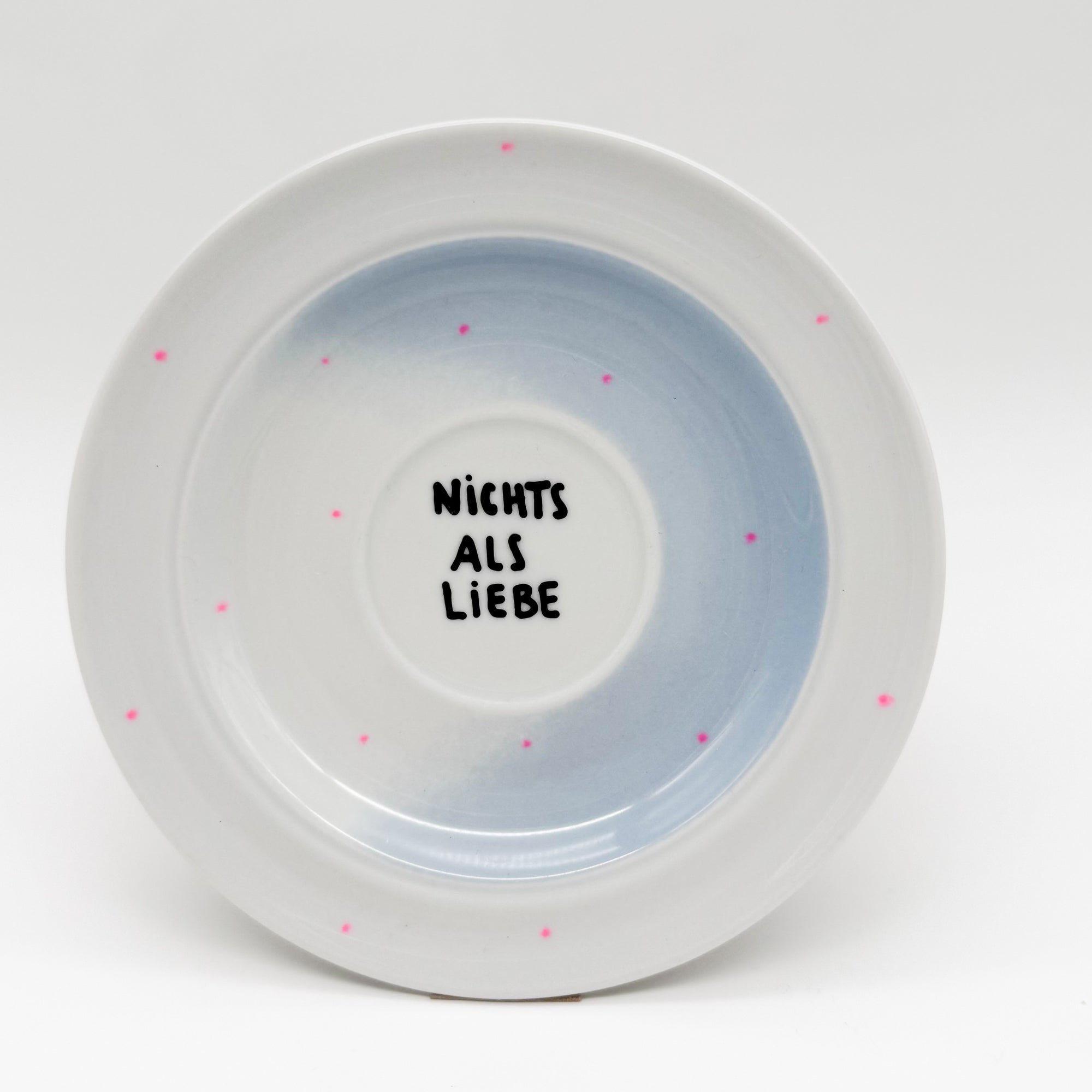 Wandteller small NICHTS ALS LIEBE "light"