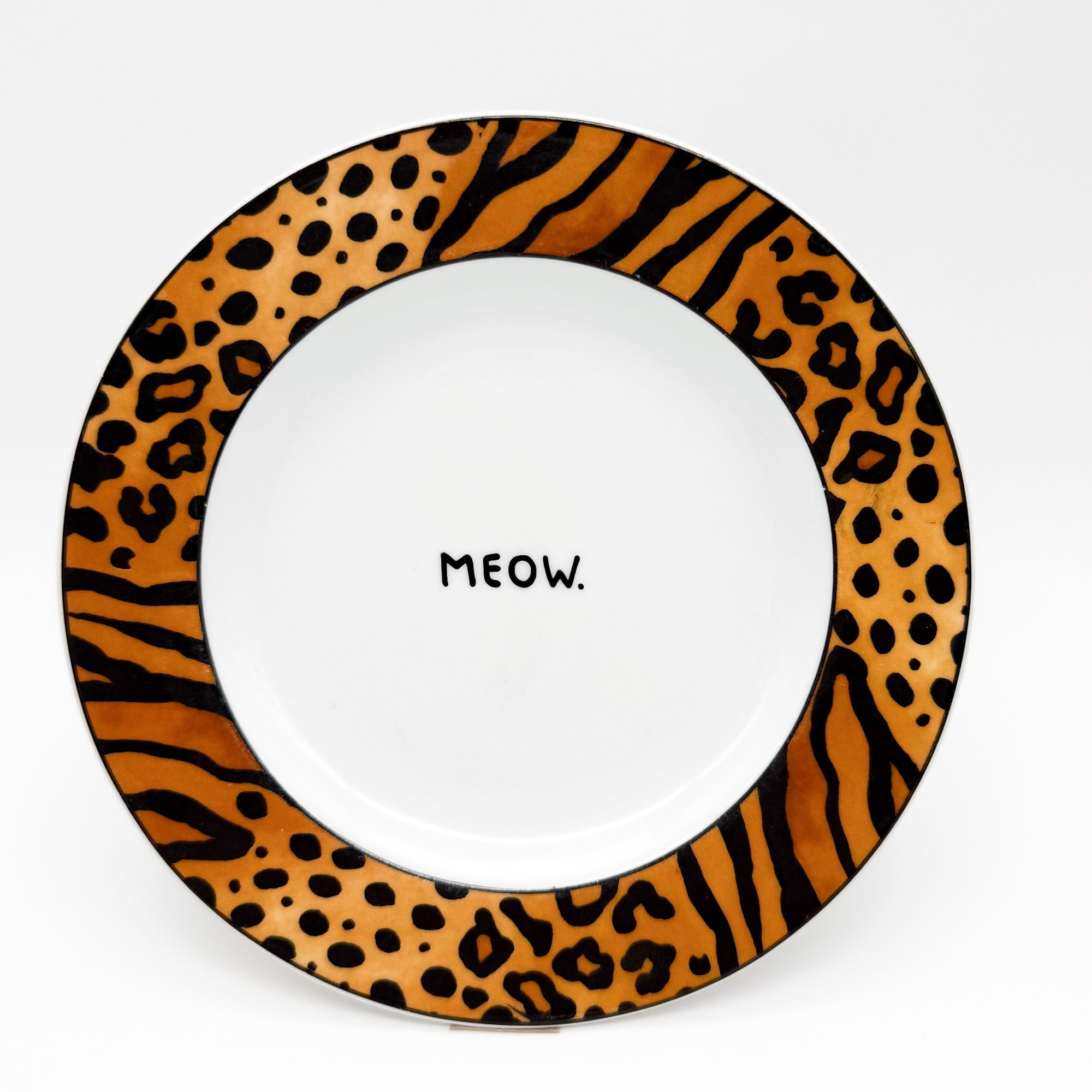 Wandteller midi MEOW "cat"