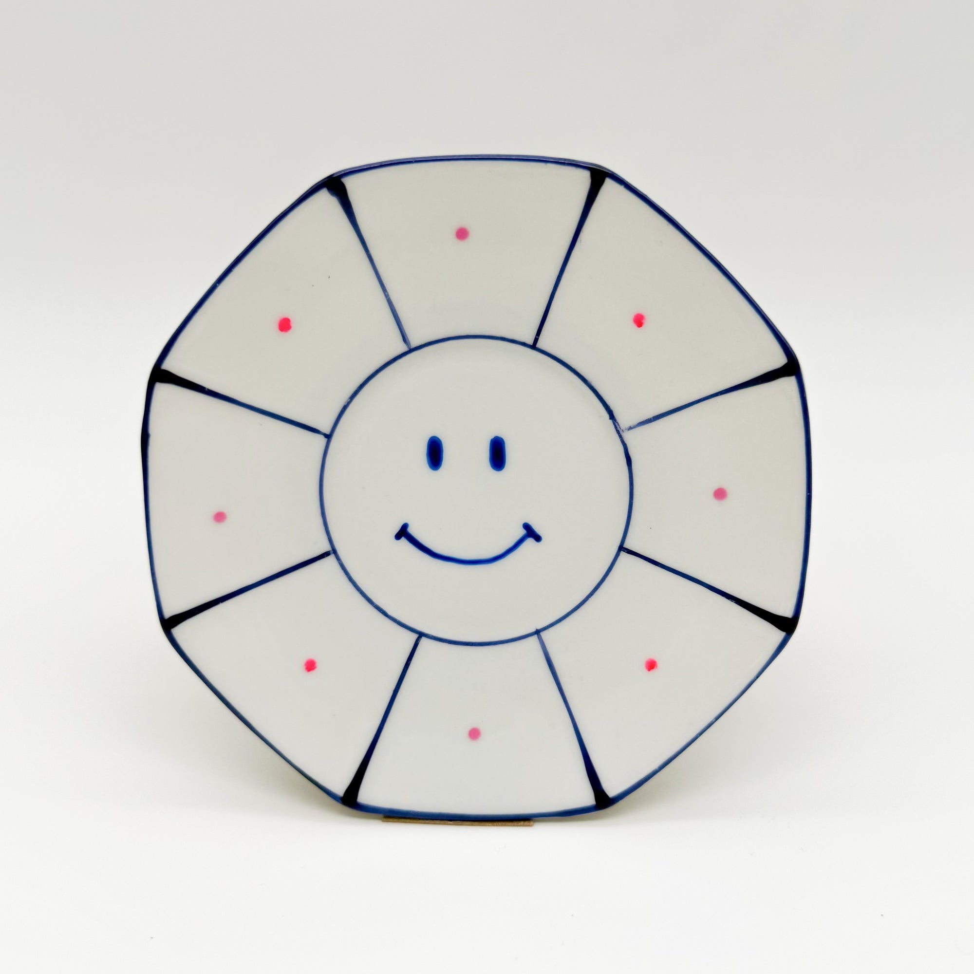 Wandteller mini SMILEY "greek"