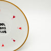 Wandteller mini COOL MOMS CLUB "hearts"