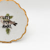 Wandteller mini LET´S FLY AWAY "birdy"