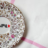 Handbemalter Wandteller amore