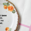 Handbemalter Wandteller HATERS GONNA HATE I EAT MY CAKE