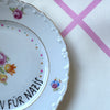 Handbemalter Wandteller KEIN KUCHEN FÜR NAZIS