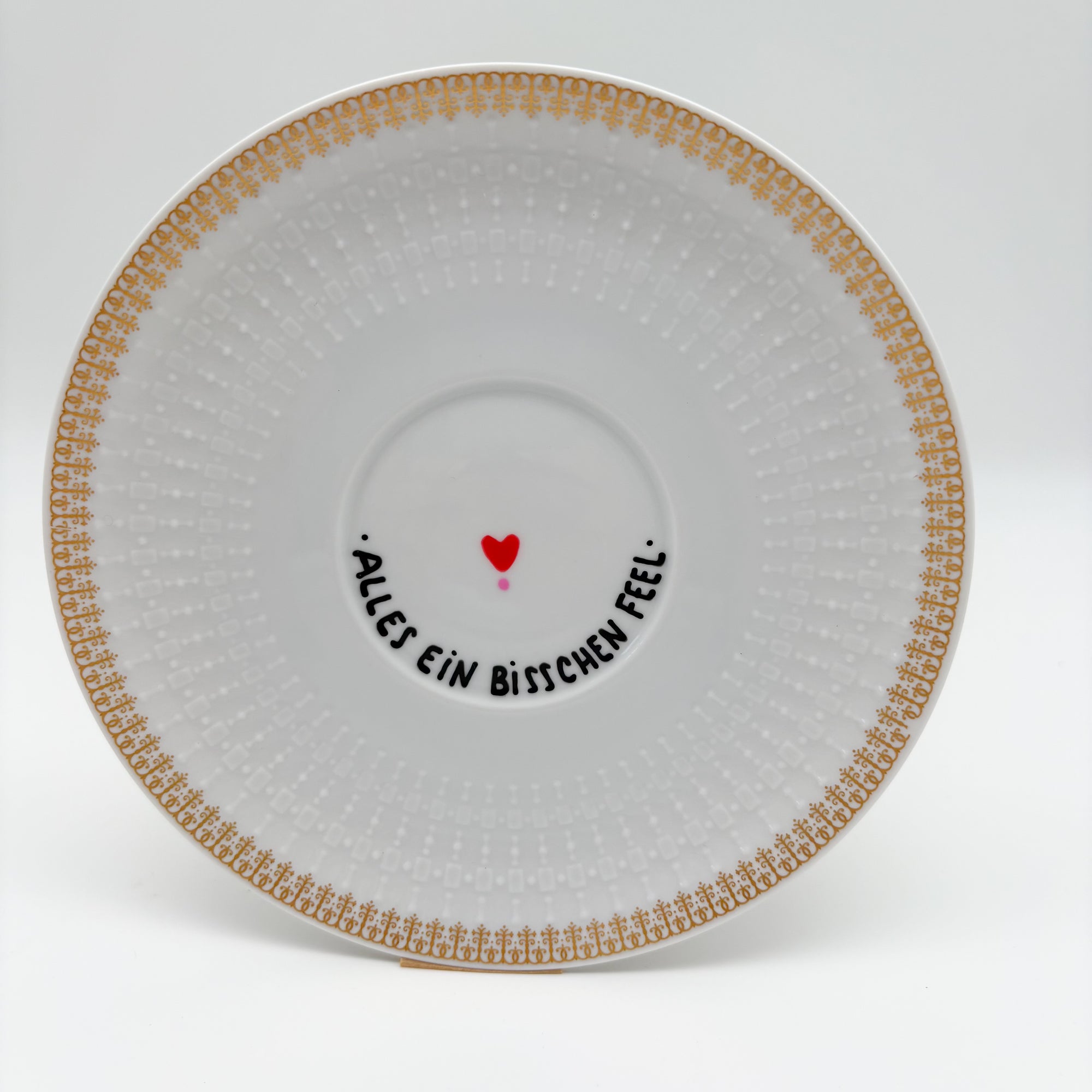 Wandteller small ALLES EIN BISSCHEN FEEL "classy"