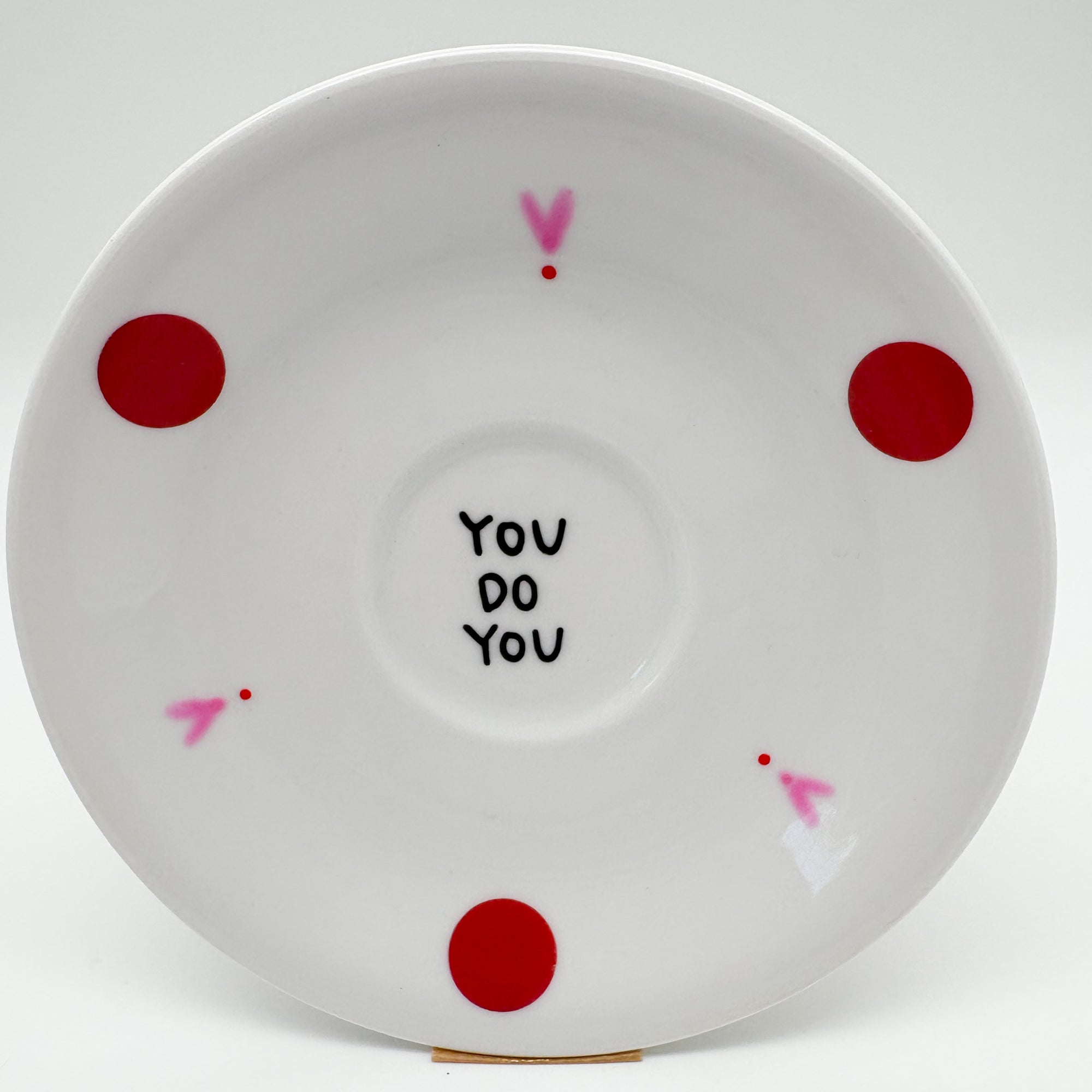 Wandteller small  YOU DO YOU "hearts&dots"