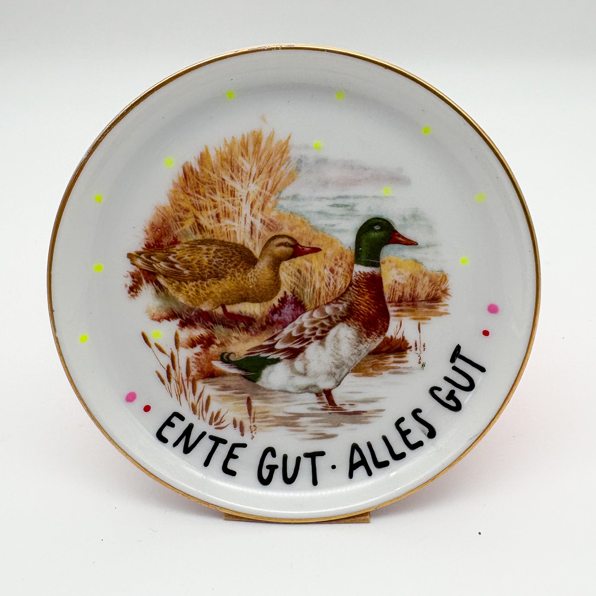 Wandteller mini ENTE GUT-ALLES GUT "natnat"