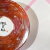 Handbemalter Wandteller FEEL IT ALL